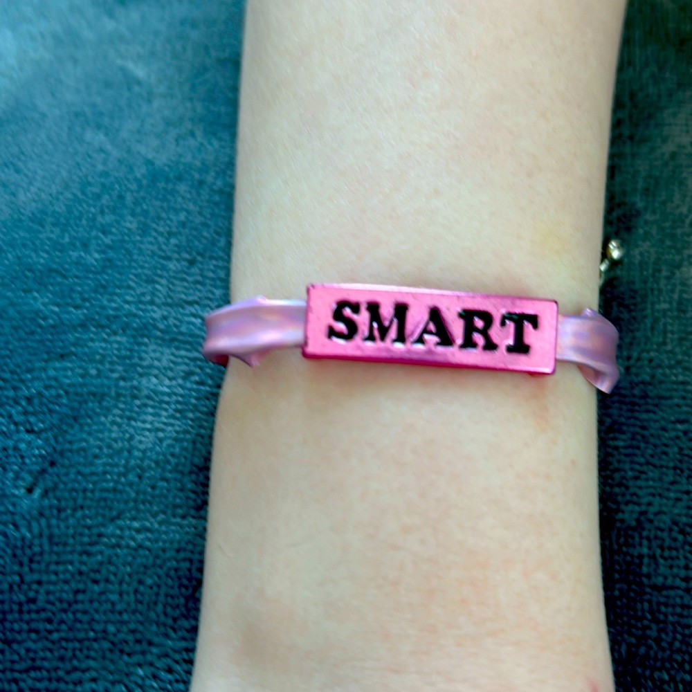 Pink kids smart bracelet